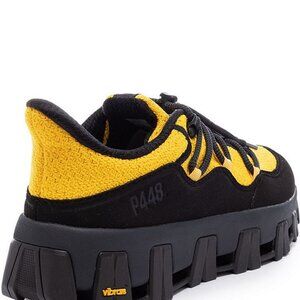 P448 X Vibram Monalea Mixed Media Lace-Up Sneakers 38 size( 7.5-8) $398